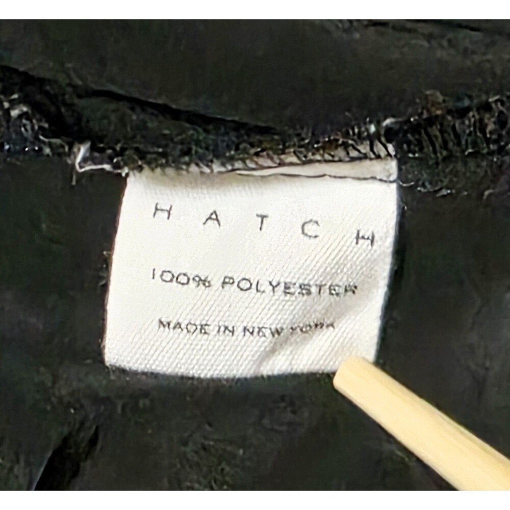 HATCH Black Slouch Dress One Size Maternity Pregnancy V Neck Short Sleeve - Picture 7 of 8